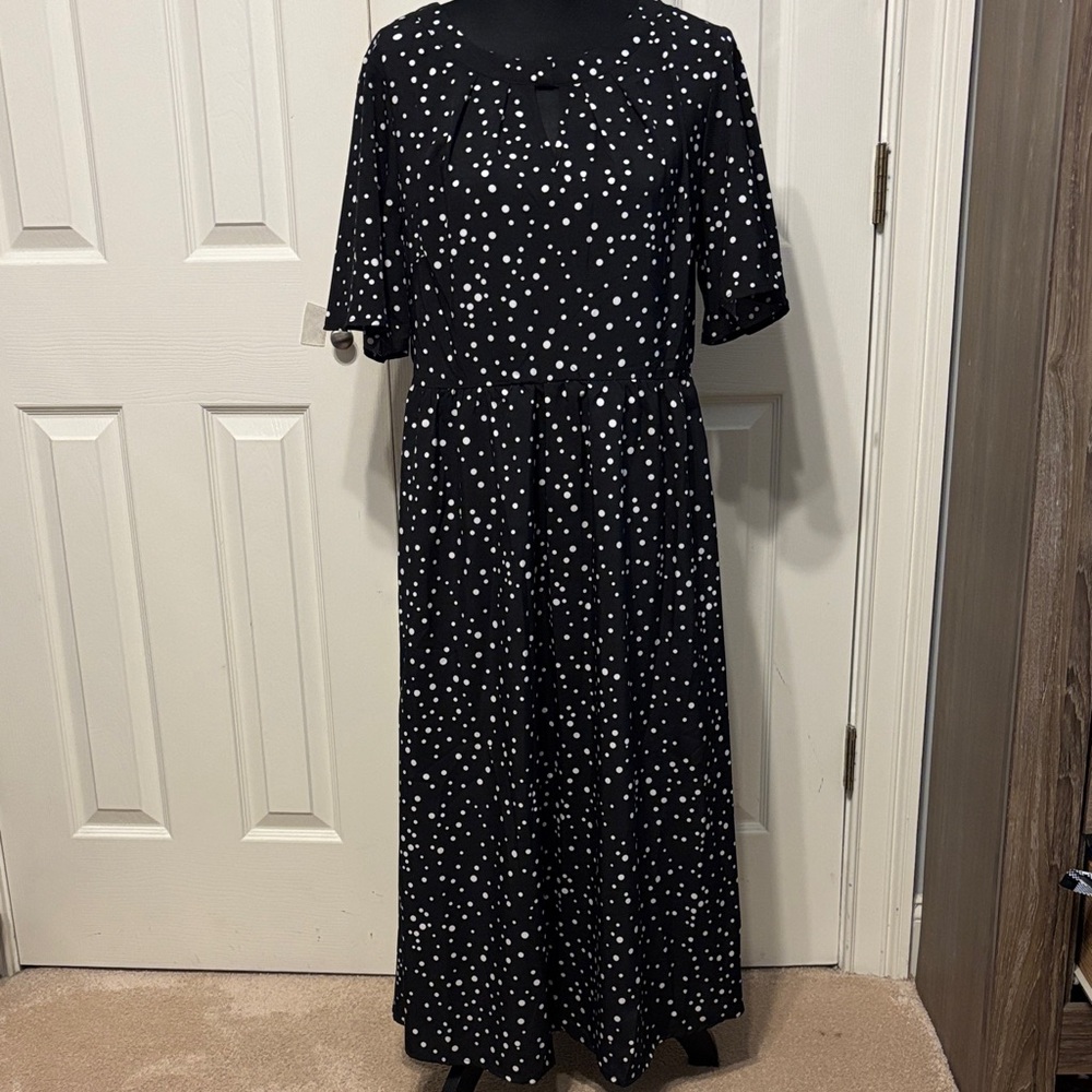 BloomChic Polka Dot Dress